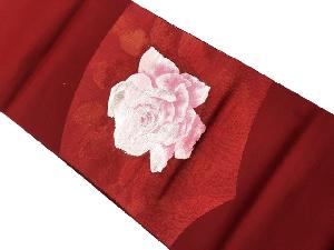 リサイクル　薔薇模様織出し名古屋帯